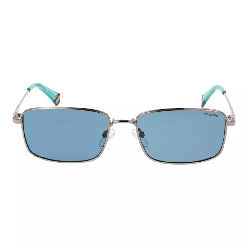 Polaroid PLD6227SX566L Unisex Päikeseprillid Havana Ruudukujulise Raamiga Roheliste Polariseeritud Läätsedega 56mm