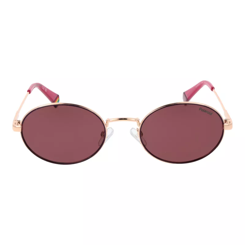Polaroid PLD6228SX53LT Unisex Ristkülikukujulised Päikeseprillid - Havana Raam, Pruun Polariseeritud Lääts - 53mm