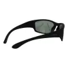 Polaroid PLD7005S63YYV Unisex Ristkülikukujulised Päikeseprillid - Must Raam, Hall Lääts 63mm