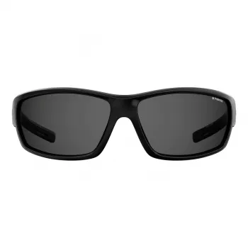 POLAROID PLD7029S807 Unisex Sport Päikeseprillid - Polariseeritud Hallid Läätsed - Must Raam