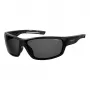 POLAROID PLD7029S807 Unisex Sport Päikeseprillid - Polariseeritud Hallid Läätsed - Must Raam