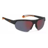Polaroid PLD7048S8LZG6 Unisex Pilot Päikeseprillid - Hallid Läätsed, Must Raam