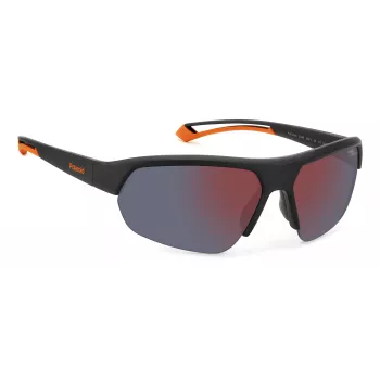 Polaroid PLD7048S8LZG6 Unisex Pilot Päikeseprillid - Hallid Läätsed, Must Raam