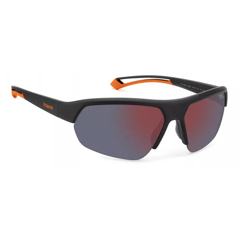 Polaroid PLD7048S8LZG6 Unisex Pilot Päikeseprillid - Hallid Läätsed, Must Raam