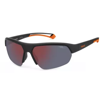 Polaroid PLD7048S8LZG6 Unisex Pilot Päikeseprillid - Hallid Läätsed, Must Raam
