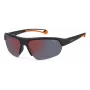 Polaroid PLD7048S8LZG6 Unisex Pilot Päikeseprillid - Hallid Läätsed, Must Raam