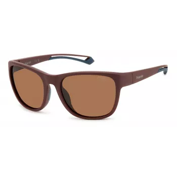 Polaroid PLD7051S7BL Unisex Päikeseprillid - Must raam, Hall polariseeritud lääts, 57mm