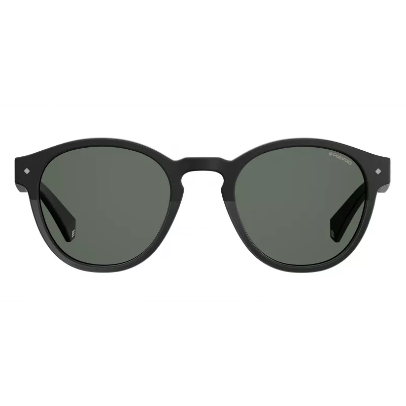 POLAROID Unisex PLD6042S807M9 Päikeseprillid - Nelinurkne täisraamiga plastikraam polariseeritud hallide läätsedega - UV400 kaitse - 49 mm läätse laius