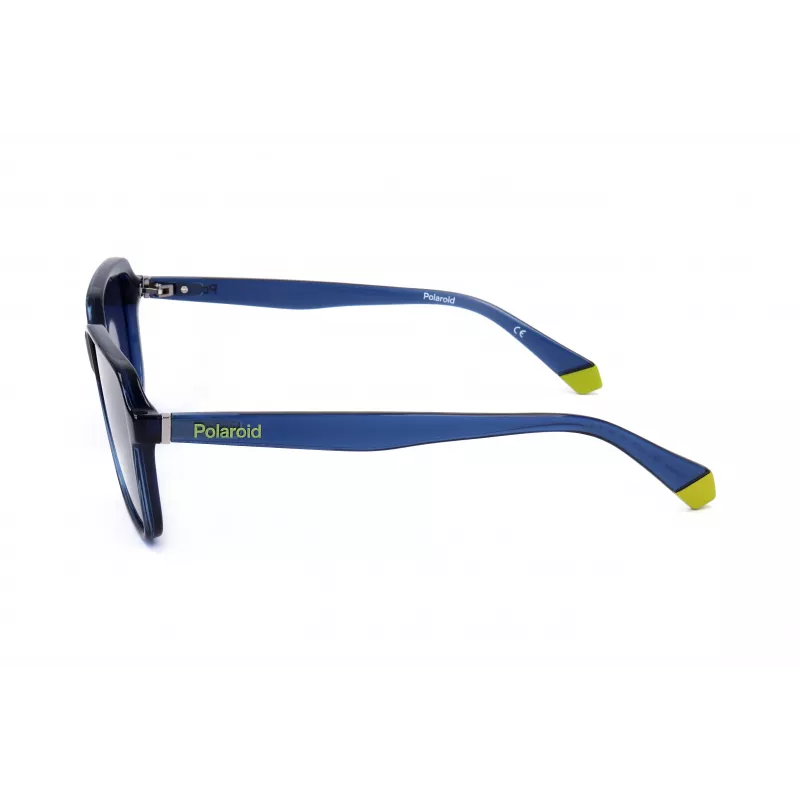 POLAROID Unisex PLD6161SPJP Ristkülikukujulised Polariseeritud Päikeseprillid - Must Raam Hall Lääts 58mm