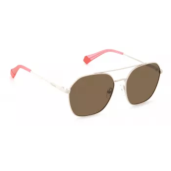 POLAROID Unisex PLD6172S10ASP Päikeseprillid - Must raam, hallid läätsed, 57 mm