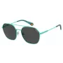 POLAROID Unisex PLD6172S5CB Pilootpäikeseprillid - Must raam, hall polariseeritud lääts 57mm