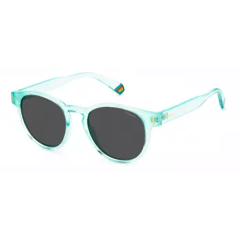 POLAROID Unisex PLD6175S5CBM9 Päikeseprillid Havana Grey Blue Mirror 51mm