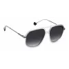 POLAROID Unisex PLD6182S900WJ Ristkülikukujulised polariseeritud päikeseprillid - must raam, hall lääts 59mm
