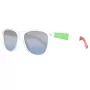 Polaroid Unisex Sunglasses S8443-D8C - Polarized UV400, 55mm Lens, Black Frame