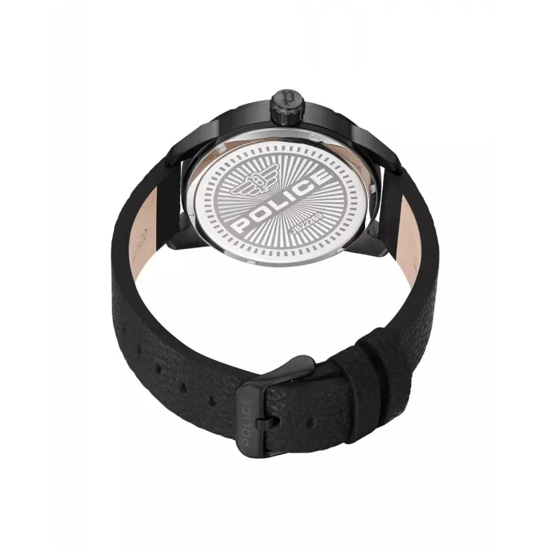 Police meeste Blaze kvartskell analoog PEWJB2226901 45mm must roostevaba teras ja nahk