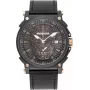 POLICE meeste kvartskell analoog PL15728JSB.02 48mm roostevabast terasest korpus must nahkrihm