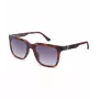 POLICE Meeste SPLN34M540878 Päikeseprillid Havana atsetaatraamiga, pruunid läätsed, 54 mm