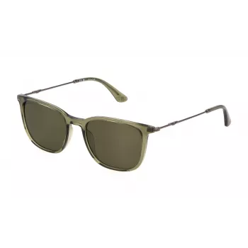 Police meeste päikeseprillid SPLL77-53G61P Havana roheline polariseeritud 53mm