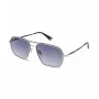 POLICE meeste päikeseprillid SPLL86M580F94 Dark Havana ruudukujuline atsetaatraam, hall gradientlääts UV400 58/16/145 mm