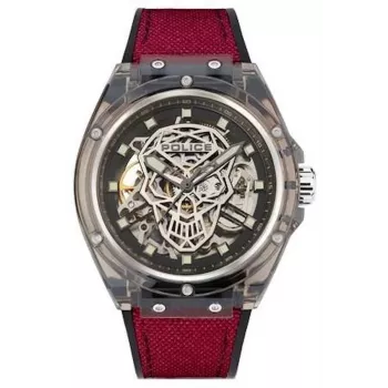 Police meeste käekell PEWGR1592401 44mm roostevaba teras must nahk kvarts