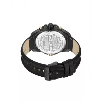 POLICE meeste käekell PEWJF0022501 46mm roostevaba teras must nahk