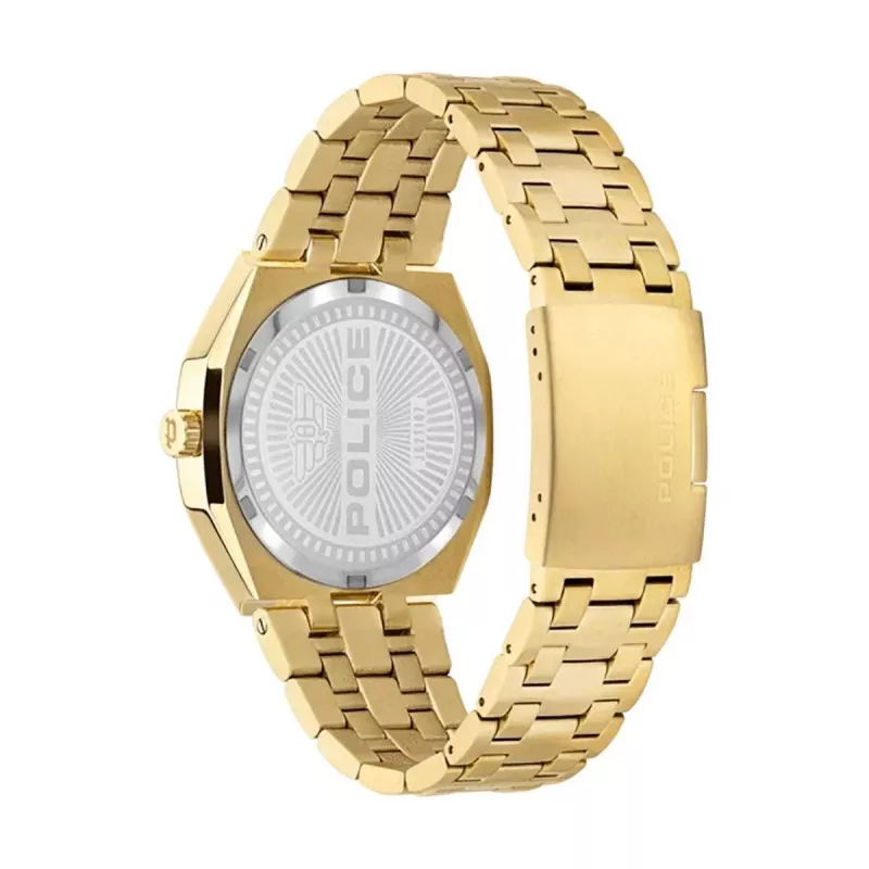POLICE meeste kell PEWJG2110703 46mm must sihverplaat nahkrihm