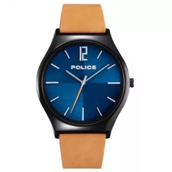 Police meeste käekell PL15918JSB03 44mm roostevaba teras nahk must