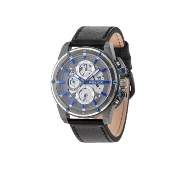 POLICE meeste käekell R1451277002 47mm roostevaba teras nahk kronograaf