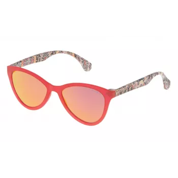 POLICE SPL086-54Z68R Naiste päikeseprillid Havana atsetaat pruun gradient 43mm