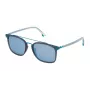 POLICE SPL58354M20P Unisex Päikeseprillid - Must atsetaatraam, Hallid polariseeritud läätsed, 54mm