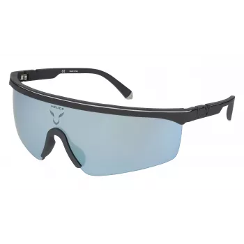 POLICE SPLA28999U5X Aviator Päikeseprillid Meestele Must Metall Hall Lääts 99mm