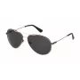 POLICE SPLL11-590302 Unisex Päikeseprillid - Must raam, Hall lääts, UV400, 59mm
