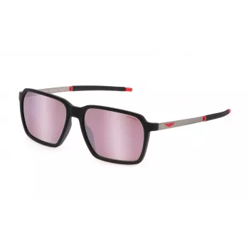 POLICE SPLL16-58U28Z meeste ristkülikukujulised atsetaatpäikeseprillid Havana/Pruun roheline lääts 58/16/145 mm
