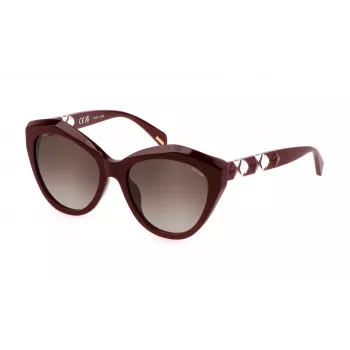 POLICE SPLL35-550G96 Naiste kassisilma päikeseprillid Havana pruun gradient 55/14/140 mm