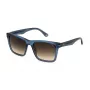 POLISE SPLN35M550955 Meeste päikeseprillid Havana atsetaatraamiga, pruunid läätsed 55/19/145 mm