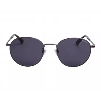 POLICE Unisex SPLD94M530613 Päikeseprillid - Läikiv must raam, suitsuläätsed 53/19/140 mm