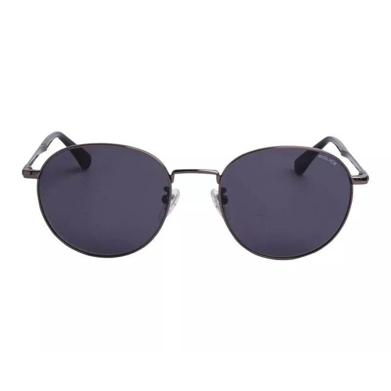 POLICE Unisex SPLD94M530613 Päikeseprillid - Läikiv must raam, suitsuläätsed 53/19/140 mm