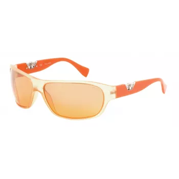 POLICE Unisex Sunglasses S180368JA1X - Acetaatraam, polükarbonaat lääts, UV400 kaitse