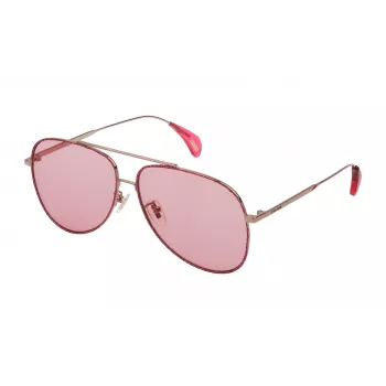 POLICE Women's Cat Eye Sunglasses SPL934602A8X 60/12/135 mm