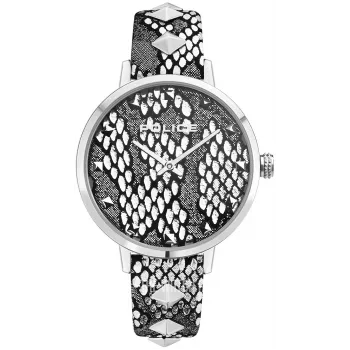 Police Women's Quartz Analog Watch PEWLA2109701 36mm Silver Stainless Steel Mesh