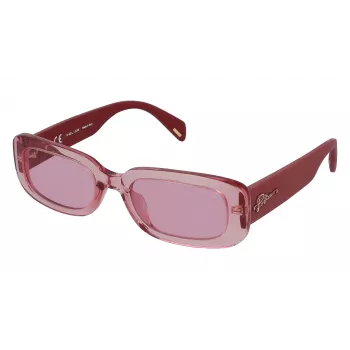 POLICE Women's Sunglasses SPLA17530776 Havana Acetate Brown Lens 53mm