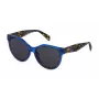 POLICE naiste päikeseprillid SPLC22E58097D Havana pruun ruudukujuline atsetaat 58mm UV400