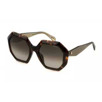 POLICE naiste päikeseprillid SPLM10-5409XK Havana atsetaat kandiline 54mm