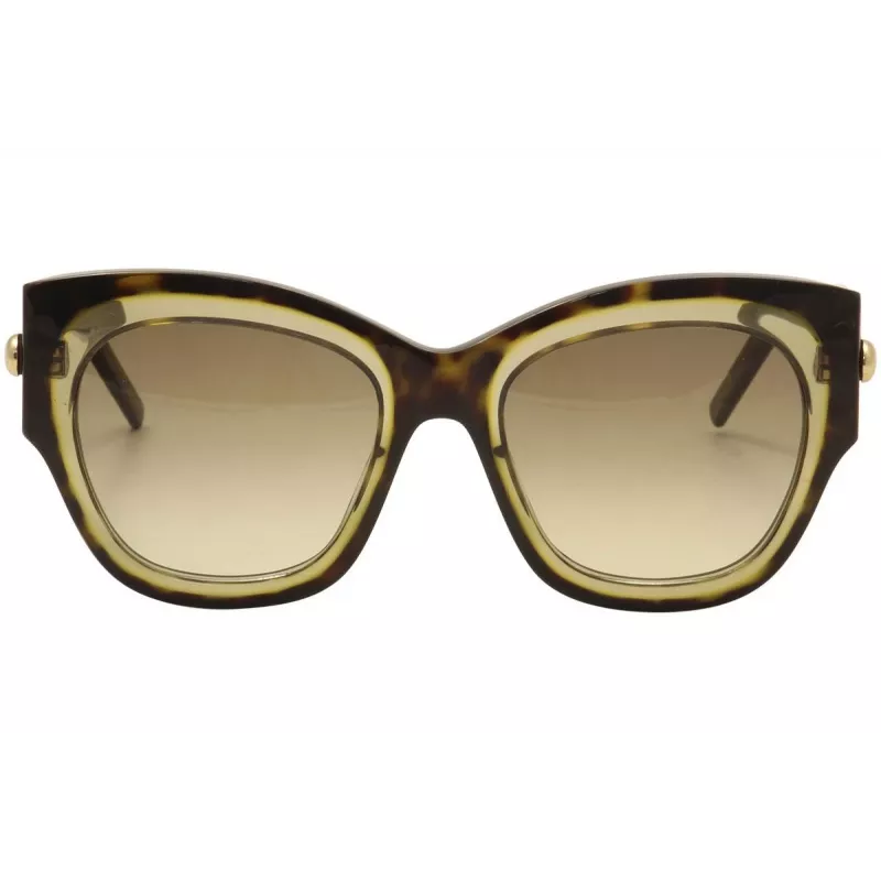 POMELLATO Naiste Päikeseprillid PM0008S-001 - Must atsetaatraam, hall lääts, 52mm