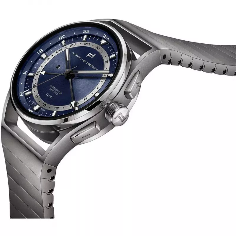 PORSCHE DESIGN Flat Six P'6000 Meeste Automaatne Kronograafkell 42mm Roostevaba Teras Kumm Must