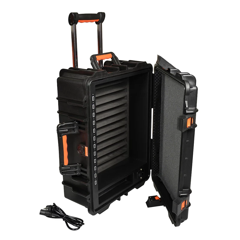 PORT Charging Suitcase 12 Bay – Turvaline mobiilne laadimis- ja sünkroonimisjaam tahvelarvutitele ja nutitelefonidele