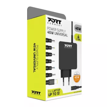 Port Connect 45W universaalne sülearvuti adapter