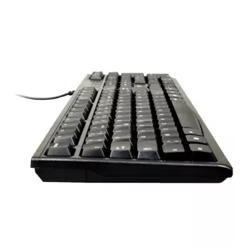 Port Connect Office Budget juhtmega klaviatuur - must