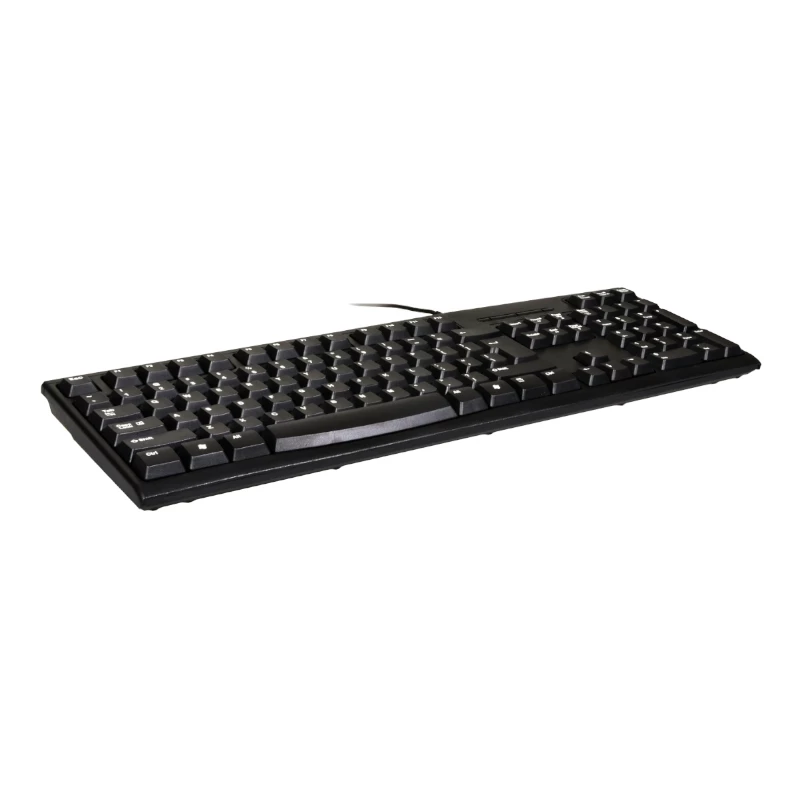 Port Connect Office Budget juhtmega klaviatuur - must