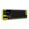 Port Connect Tough Office USB-klaviatuur - must